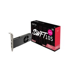 XFX 라데온 RX 6400 SWFT 105 D6 4GB LP AMD 그래픽카드