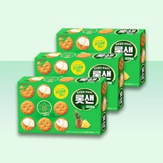 롯데제과 롯데샌드 파인애플 315g x3개 / 간식 크래커, 단품