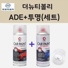 쌍용 더뉴티볼리 ADE 아이언메탈 주문 스프레이 페인트 + 투명스프레이 200ml