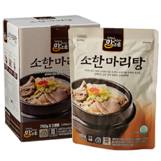 맘으로 뼈없는 소한마리탕 750g 간편식 상온보관 도가니 소꼬리 사골 곰탕, 1개