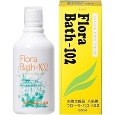 Flora 플로라(Flora) 식물 추출물 보습 입욕액(무향료) 플로라 바스-102 500ml, 1개