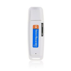 Kebidumei 전문 미니 딕타폰 USB 음성 녹음기 펜 U 디스크 플래시 드라이브 디지털 오디오 녹음기 SD TF 카, 05 White Standard, [05] White Standard