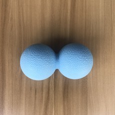 힘줄이 골을 터뜨렸다 필름 근육 릴렉스 마사지 공 혈위치 헬스 피트니스 하키 땅콩 구기 종목의 하나 건 스트레치볼, 더블 볼 （땅콩 타입 ）블루