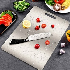 액세서리 절단용 고기 도마 스테인리스 스테인레스 304 생선 과일 스틸 다기능 주방, 1개, 없음