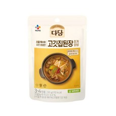 (상온)다담 고깃집된장찌개양념 130gx5개, 1세트