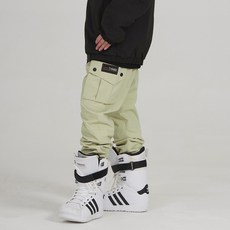 엔쓰리 2324 NNN NJ23 CAGO JOGGER PANTS IVORY KHAKI 스노우 보드복 조거 팬츠