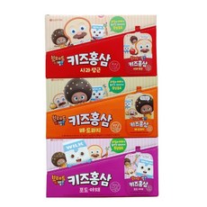브레드이발소 키즈홍삼 사과당근+배도라지+포도야채, 1세트