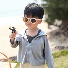 플레인 키즈 바람막이 어린이 얇은 여름 가을 자켓