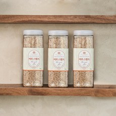 셀앤밀 유기농 파로 엠머밀 고대곡물 저당밥 파로 쌀, 3개, 1kg