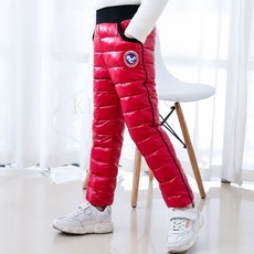 kirahosi 겨울 아동 남자 패딩 바지 따뜻한 팬츠 남아 트레이닝복 하의 썰매바지 20 DJoal25z