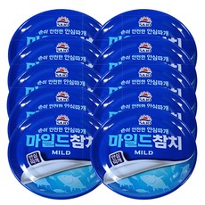 사조 마일드 참치 안심따개, 85g, 10개