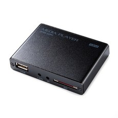 산와 다이렉트 미디어 플레이어 HDMIRCA 출력 USB 메모리SD 카드 대응 MP4 재생 오토플레이 기능 HDMI 케이블 부속 400-MEDI020H - 산와서플라이미디어플레이어