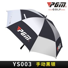 PGM 고급 대형 이중 방풍 방뢰 골프 수동 장 우산