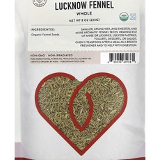 Pure Indian Foods 통 러크나우 회향 226g(8oz), 2268정, 226g, 1개
