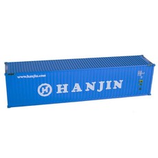 1/87 기차 컨테이너 ABS 시뮬레이션 트럭 자동차 모델, HANJIN