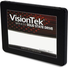 A.MINE VisionTek 240GB PRO 7mm 2.5인치 SATA III 내장형 SSD (3D TLC NAND 기술 적용) 데스크탑 노트북 및 Mac 시스템용(90116, 0.3"
