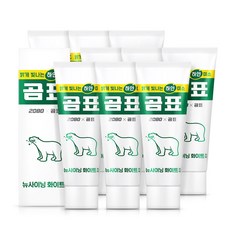 애경 2080x곰표 뉴샤이닝 화이트치약120g 치약, 9개