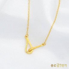 종로금1번가 여자 순금 목걸이 커브 3.75g