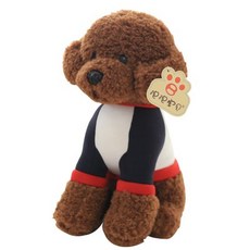BUZZLE 뽀글 목도리 푸들 강아지 인형 6종 32cm, 4번