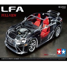 타미야 1/24 렉서스 풀뷰 LFA 클리어바디 프라모델 자동차