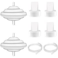 IVARONAL 우유 투입구 마개 우유투입구 현관문 우유투입구마개 역류 방지기 2PCS 튜브 덕빌 밸브 4PCS 스펙트럼 S1 S2 9 플러스와 되는 교체 펌프 부품 오리지널, 8pcs set, 1개