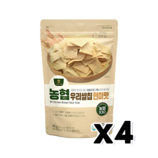 농협 우리쌀칩 현미맛 건강스낵 60g x 4개, 단품