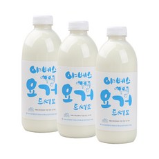 야베스목장 마시는 수제요거트 요거 1000ml 3개+150ml 2개, 3개입, 1L