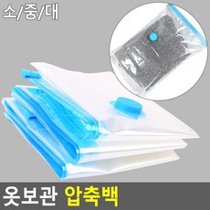 간편 옷보관 압축백 간단이불 지퍼백 여행용 압축지퍼백, 3개, 1개입