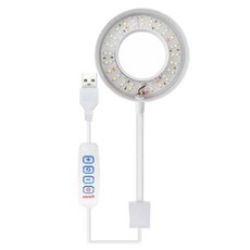 어항 바닷물 물고기 탱크 클립 호스와 온 산호 빛, 1.White, 1개