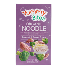 Yummy Bites 유기농 국수 브로콜리 & 고구마 80g, 1개