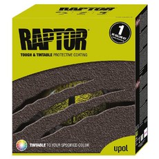 RAPTOR 트럭 베드 라이너 키트 1갤런, 1 - 랩터라이너