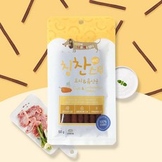 세나개 [dOOPET]칭찬간식 스틱 3종 50g, 오리&유산균