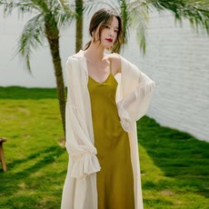비치로브 휴가 여성 루즈핏 가디건 비치웨어 로브 R51