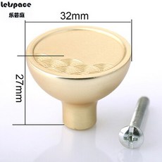 5단 서랍장 128 192mm modern simple brass kitchen cabinet wardrobe door handle stain drawer tv cupboard, [02] KNOB 32MM