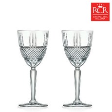 RCR 브릴란테 크리스탈 화이트 와인잔 230ml 2P, 2개