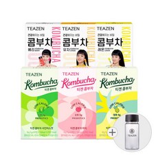  [티젠] 콤부차 6가지맛 혼합구성 60스틱 (보틀 증정) 50g 1세트, 2세트 