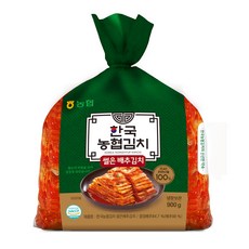 한국농협김치 썰은 배추김치 맛있는 국산김치, 1개, 900g