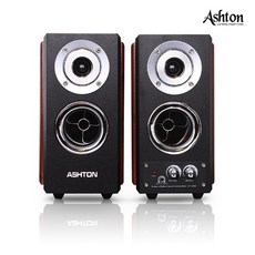 ASHTON AT-1000 WOOD 스피커 컴퓨터스피커 TV스피커 이어폰단자, 단일수량