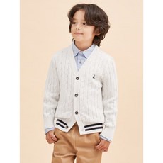 BEANPOLE 빈폴 KIDS Essential 면 케이블 카디건 - 아이보리 293274