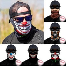 (무료배송)오토바이 두건 핼리 모터 라이더 마스크 카모플라쥬 3D 프린팅 해골 매직 히잡, 오류 발생시 문의 ( 마켓체리 )
