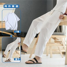 남성린넨평상복세트