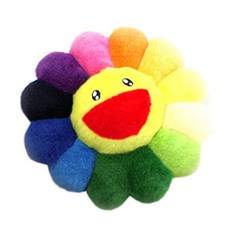 무라카미 다카시 플라워 레인보우 핑크 블루 3종류 쿠션