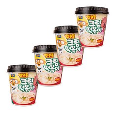 뽀로로떡볶이 크림맛115g X 4개, 115g