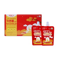 [몸엔용] 유아녹용 어린이녹용 STEP1. 키엔용아연 망고 샤인머스켓맛, 10개, 80ml
