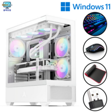 셀렉트컴 게이밍PC 조립컴퓨터 본체+사은품, 게이밍01, WIN11 Pro, 512GB, 16GB, 화이트