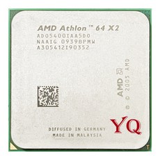 AMD Athlon 64 X2 5400 + 2.8 GHz 듀얼 코어 CPU 프로세서 ADO5400IAA5DO 소켓 AM2, 한개옵션0
