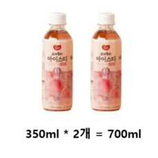 동원 보성홍차 아이스티 제로 복숭아, 700ml, 24개