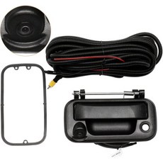 후방 카메라 테일게이트 핸들 2005-2014 포드 F150 2008-2016 F250 F350 F450 F550 슈퍼 듀티 2007-2010 익스플로러 170° 시야각 백업 키, Black