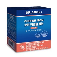 닥터아돌 코퍼 비헴철 임산부 철분제, 60정, 1개