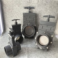 plastic gate valve for RV drainage pvc push pull valves sewage, 5) DN80 90mm